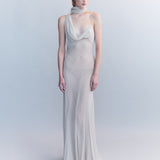 Ophelia Scarf Panelled Silk Gown