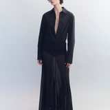 Matija Silk Panelled Skirt