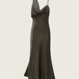 Xenia Silk Scarf Gown