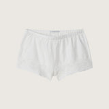 Thea Silk Cotton Lace Shorts