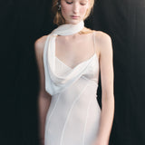 Preorder - Ophelia Scarf Panelled Silk Gown