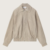 Hektor Lambskin Leather Bomber