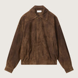 Hektor Lambskin Leather Bomber