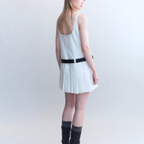 Anneke Poplin Pleated Mini Dress