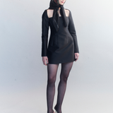 Blythe Silk Dupion Mini Dress