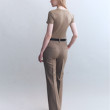 Celina Scuba Wool Tailored Pants