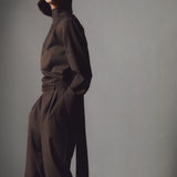 Agne Wool Tie Back Shirt
