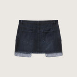 Alexei Denim Cargo Mini Skirt