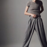 Ambrose Double Pleat Wool Trouser