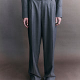 Ambrose Double Pleat Wool Trouser