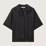 Andreas Unisex Silk Twill Bowling Shirt