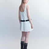 Anneke Poplin Pleated Mini Dress