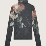 Anouk Printed Mesh Top