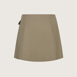 Anya Pleated Wool Mini Skirt