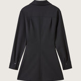 Beatrix Stretch Wool Longline Shirt