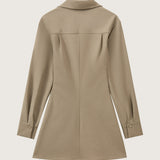 Beatrix Scuba Wool Longline Shirt