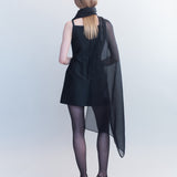 Blanche Silk Dupion Mini Dress