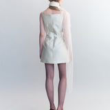 Blanche Silk Dupion Mini Dress