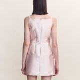 Blanche Silk Dupion Mini Dress