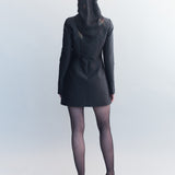Blythe Silk Dupion Mini Dress