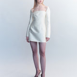 Blythe Silk Dupion Mini Dress