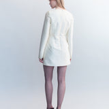 Blythe Silk Dupion Mini Dress