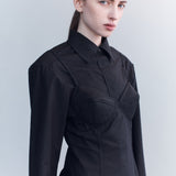 Preorder - Lisette Poplin Bullet Bra Mini Dress