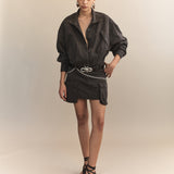 Gunther Cotton Drill Cargo Mini Dress