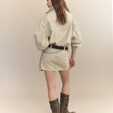 Preorder - Gunther Cotton Drill Cargo Mini Dress