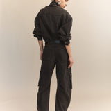 Gunther Cotton Drill Cargo Jumpsuit