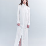 Catrin Silk Twill Longline Shirt Dress