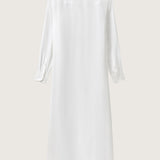 Catrin Silk Twill Longline Shirt Dress