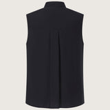 Claudine Silk Cotton Tux Shirt