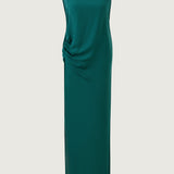 Clemens Silk Crepe Dress