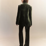 Xander Silk Velvet Corduroy Pants