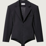 Eline Scuba Wool Blazer Playsuit