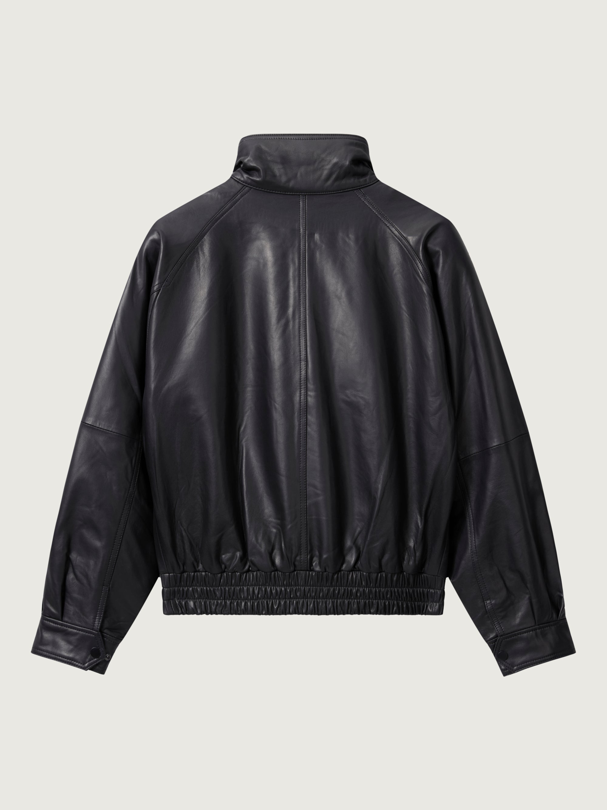 Preorder - Axel Leather Bomber Jacket – Courtney Zheng