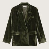 Xander Silk Velvet Corduroy Blazer