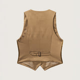 Xander Silk Velvet Corduroy Vest
