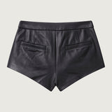 Luka Leather Mini Shorts