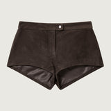 Lena Suede Mini Shorts
