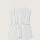 Clea Silk Cotton Lace Playsuit