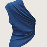 Eros Pima Cotton One Shoulder Top