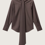 Agne Wool Tie Back Shirt