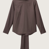 Agne Wool Tie Back Shirt