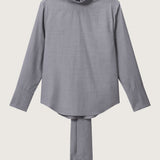 Agne Wool Tie Back Shirt