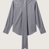 Agne Wool Tie Back Shirt