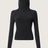 Lucien Hooded Long Sleeve Jersey Top