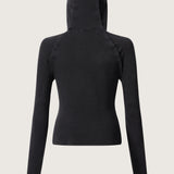 Lucien Hooded Long Sleeve Jersey Top
