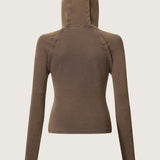 Lucien Hooded Long Sleeve Jersey Top
